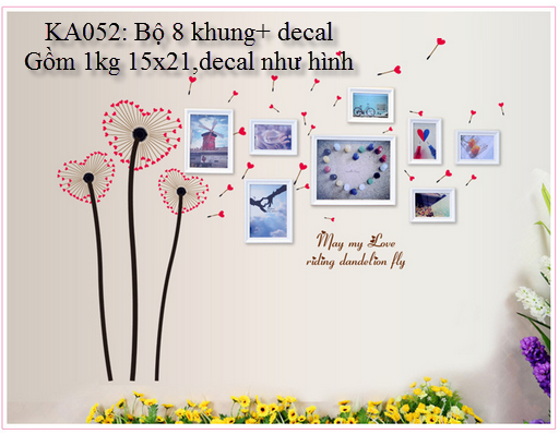 Khung ảnh 8 khung - KA052